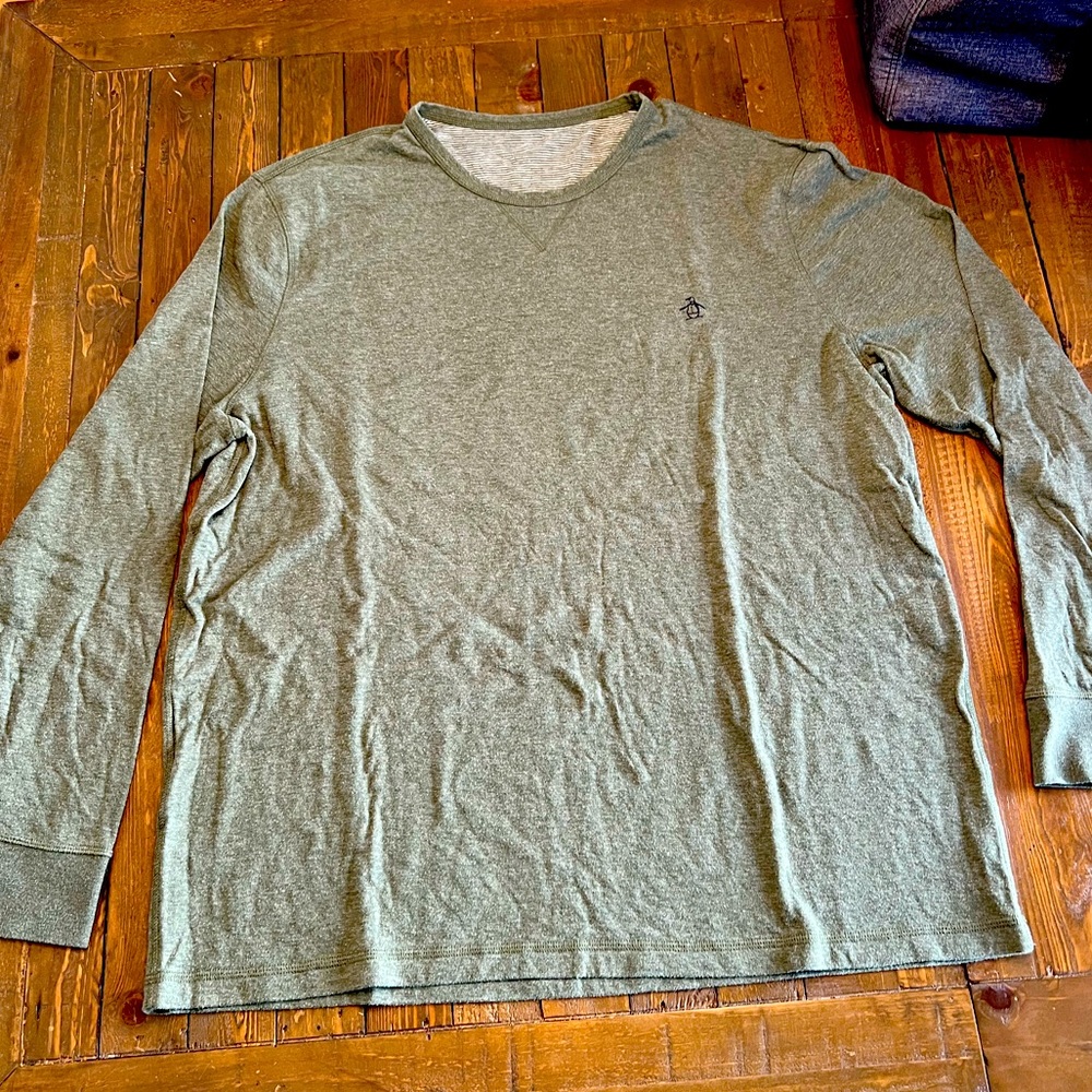 Original Penguin Chris Reversible Crew Sweatshirt XXL